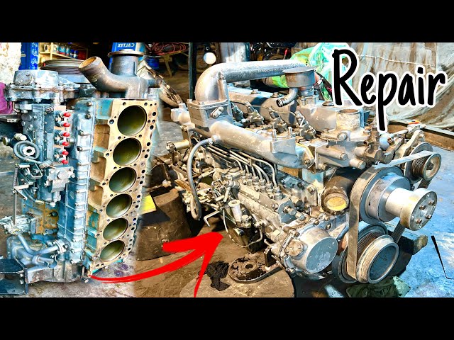 Amazing Restoration Of Doosan Excavator 140WV Diesel Engine | Rebuilding Excavator Engine