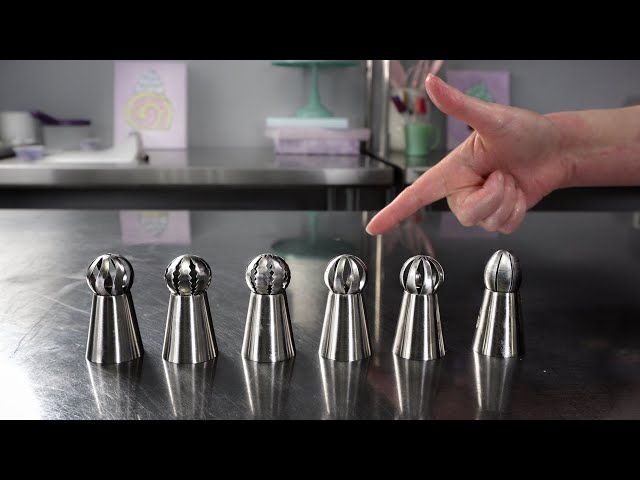 How to use a Russian Ball Piping Tip [ Cake Decorating For Beginners ]