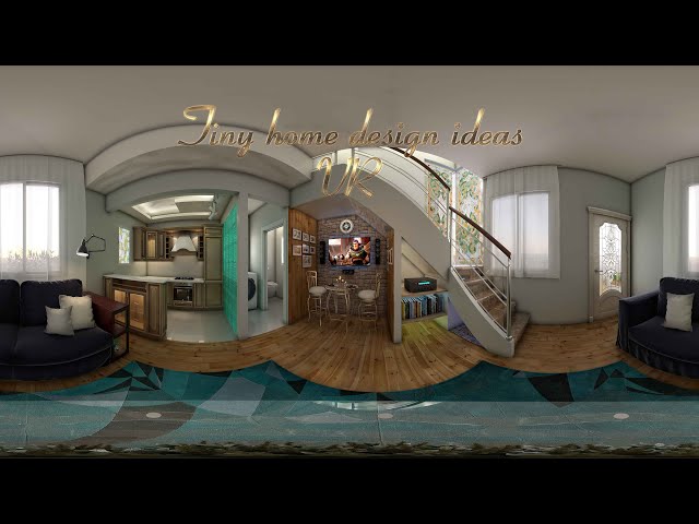 Tiny Home Design Ideas | VR | A Simple Short Tour of 360 Degree Small House Design Ideas