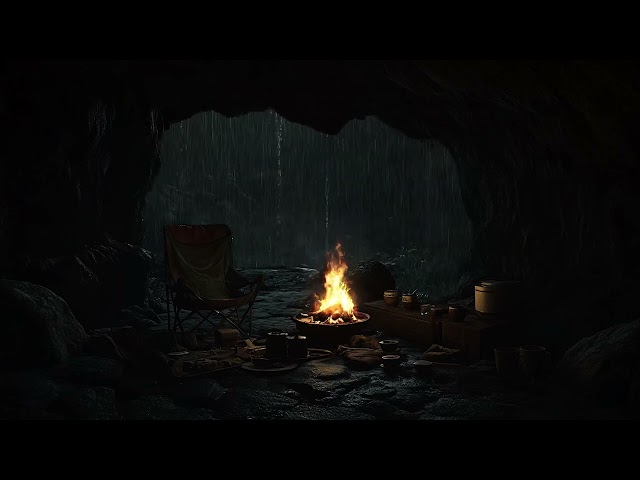 Cozy Sound Of Rain On Cave: Relaxing Ambience for Sleep, Stress Relief, and Ultimate Relaxation