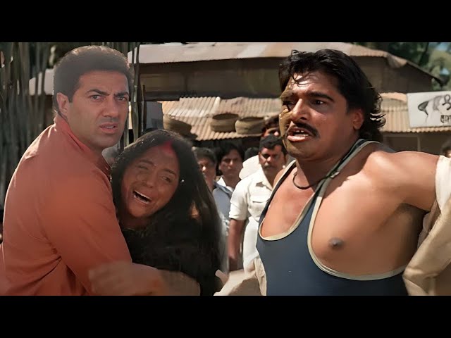 यही से शुरू हुआ काशी का कात्या से पंगा (HD) - Ghatak Movie Part 3 - Sunny Deol - Meenakshi