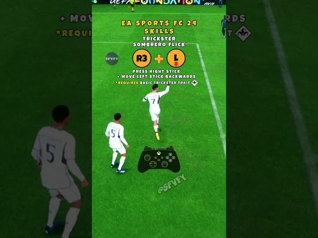 Easy Way To Do Sombrero Flick - FC 24 Skills