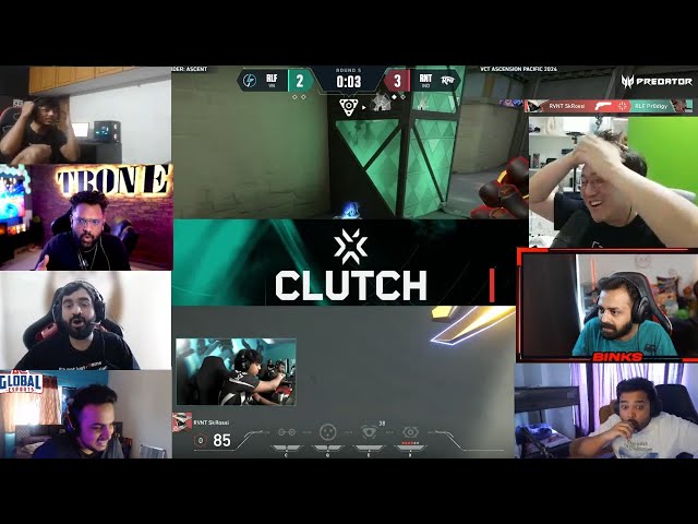 Streamer & Pro player React on SK Rossi Sharif Clutch & Sultan Aim labs VS Rapid Lofi