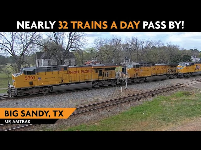 Big Sandy, Texas, USA | Virtual Railfan LIVE !