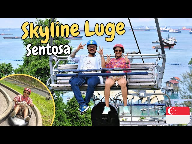 Sentosa Skyline Luge + Skyride 2 ride combo 2023 | Full Experience in detail | Siloso beach tour