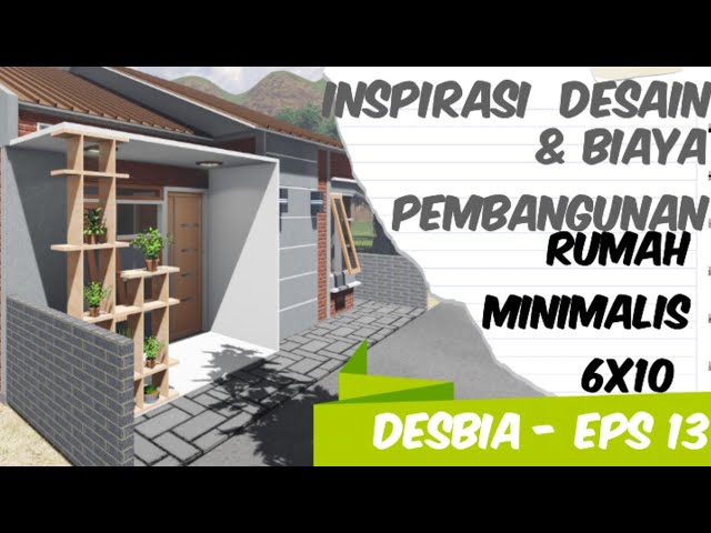 Bangun Rumah 50 Juta atap pelana || DESBIA-13