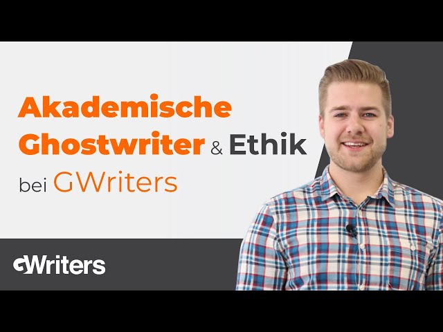 Akademische Ghostwriter & Ethik bei GWriters • GWriters.de