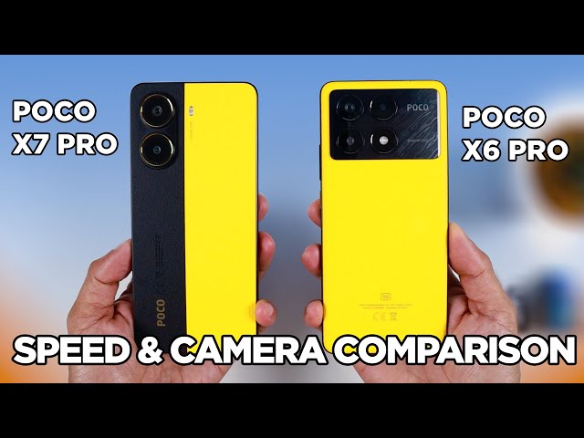 POCO X7 Pro vs POCO X6 Pro SPEED TEST & CAMERA Comparison | Zeibiz