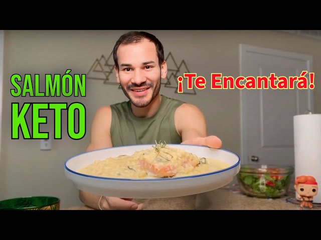 Salmón Keto con Crema de Espinaca: Receta Fácil y Deliciosa