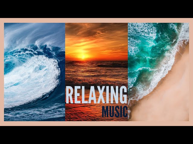 Relaxing Music with Ocean Waves | Relaxing Music | Soothing Waves Crashing on Beach |Stress Relief🎼🌊