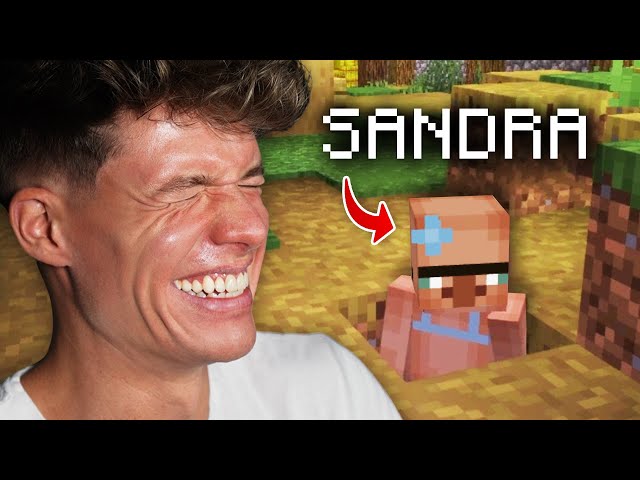 Sandra spielt zum 1. Mal MINECRAFT