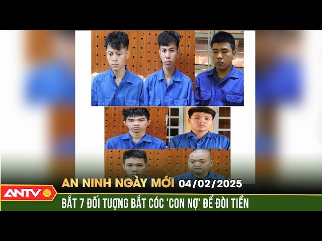 Khởi tố 7 đối tượng từ Đồng Nai xuống miền Tây bắt cóc 1 cô gái | An ninh ngày mới ngày 4/2 | ANTV