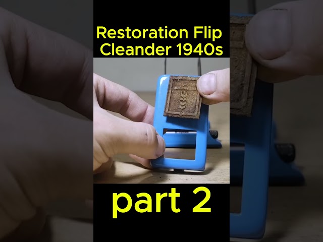 Restoring a 1940s Vintage Flip Cleaner | Amazing Antique Restoration part 2