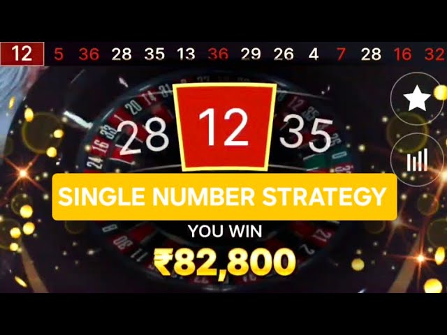 1,00,000 WON USING SINGLE NUMBER STRATEGY | Crazy Roulette Winning | #roulette #roulettestrategy