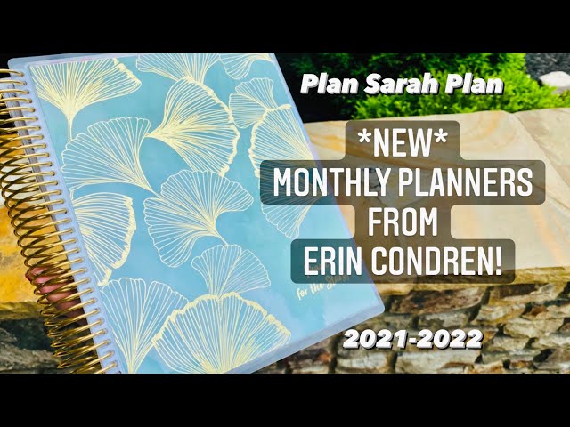 New Monthly Planner Launch from Erin Condren! | 2021-2022