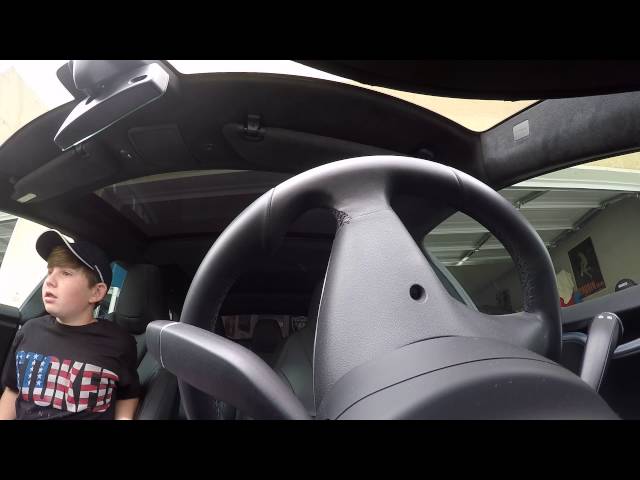 (Marty12) Prankster son gets pranked by parents with the Tesla Summons Feature