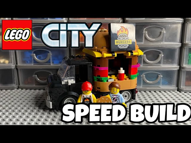 Build with me Lego City Burger Truck!