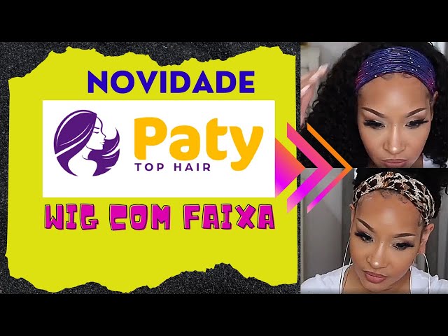 Wig Com Laço Modelo Novo NOVIDADE AQUI Na Paty Top Hair