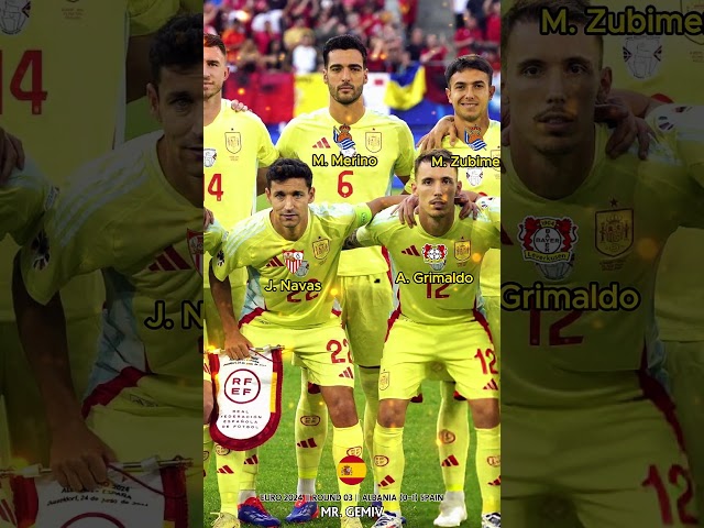 Albania vs Spain || Euro 2024 || Round 03 || Spain Squad #euro2024 #football #albaniavsspain