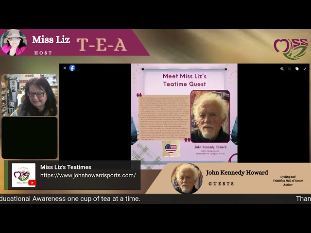 Miss Liz Topics Tea Bringing Impactful Messages with Hall of Famer John Kennedy Howard