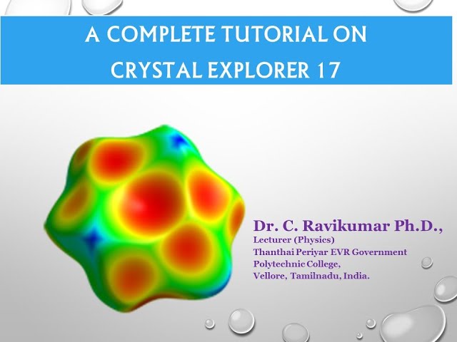 Crystal Explorer - Hirshfeld surfaces, interaction energies, Energy framework network analysis