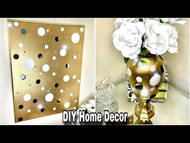 Create Stunning Gold And White Home Decor With These DIY Ideas | DIY Home Decor