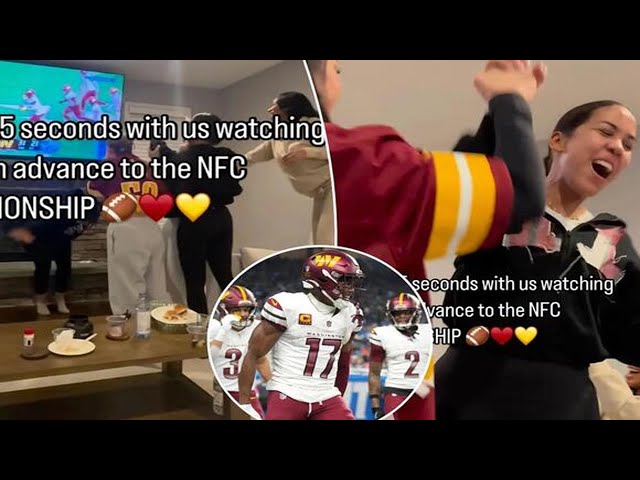 Commanders WAGs let loose in new video after clinching NFC Championship berth with win over Lions