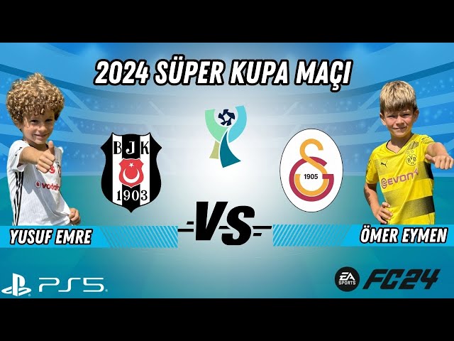 🎮ÖMER EYMEN İLE YUSUF EMRE SÜPER KUPA FİNALİNDE KARŞI KARŞIYA GELİYOR | BEŞİKTAŞ-GALATASARAY FIFA24🎮