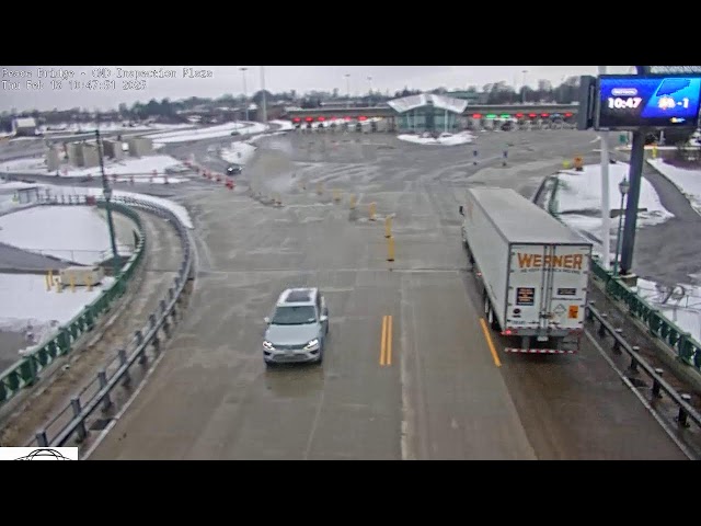 Peace Bridge - Canadian Inspection Lanes