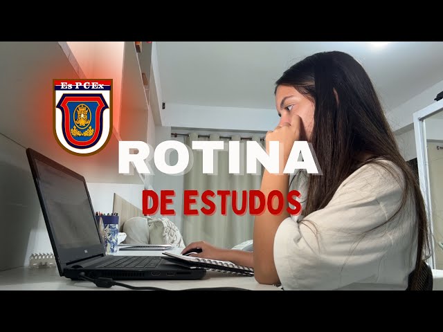 ROTINA DE ESTUDOS PARA ESPCEX.