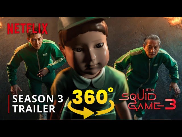 Squid Game Season 3 Trailer 360° - CINEMA HALL | 4K | VR