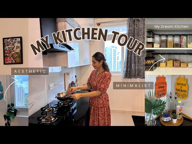 My Dream Kitchen Tour | Minimalist, Organised & Clutter-Free Design with Beautiful View 🏡✨