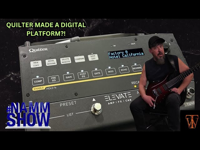 NAMM 2025 Quilter Labs Elevate Pedal mp4