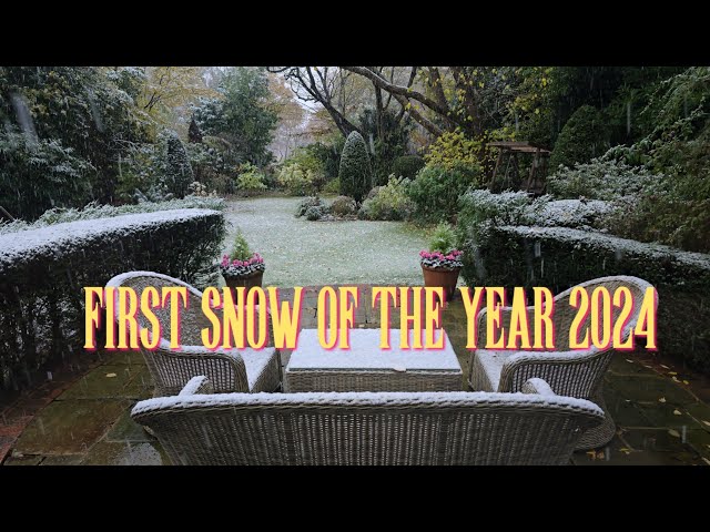 First Snow of the  Year 2024