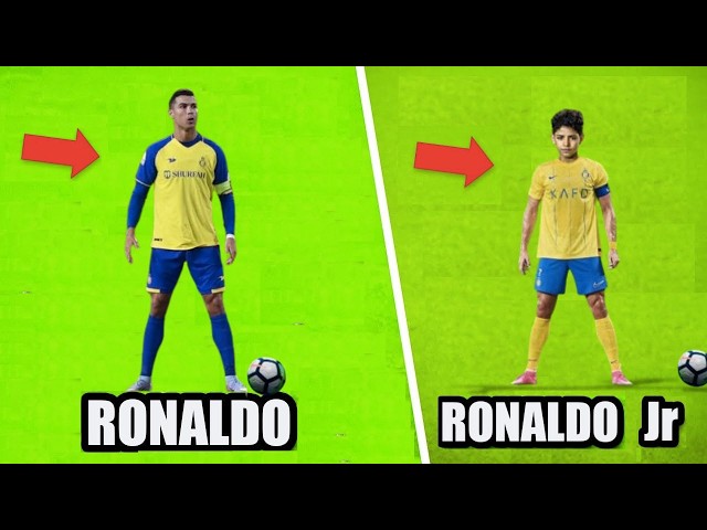 7 Times Ronaldo Jr COPIED Cristiano Ronaldo!