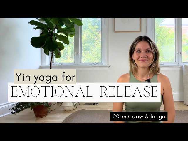 Yin yoga for emotional release | gentle yoga to relax and let go