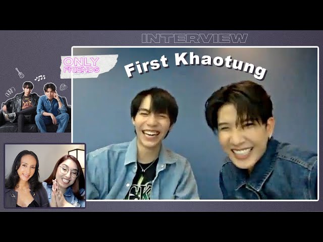 First & Khaotung Play 'Song association' & give advice to Sand & Ray | Interview highlight