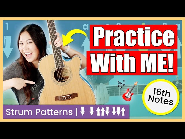 Practice With Me! | Strumming Patterns - D D UUD DDU | How to Practice Strumming | Daily Warm Up 🎸