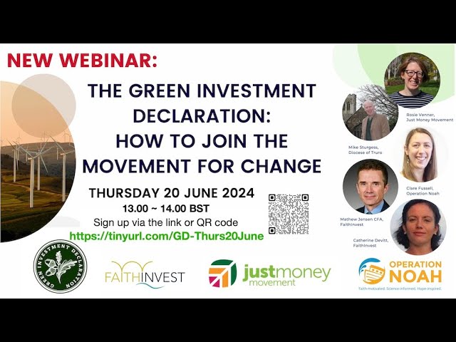 The Green Investment Declaration: How to join the movement for change