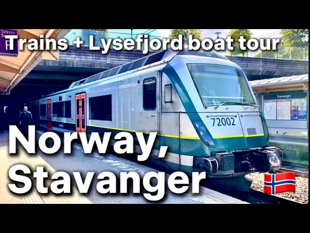 Walking at Stavanger stasjon and stunning boat tour on the Lysefjord | 🇳🇴 Stavanger, Norway