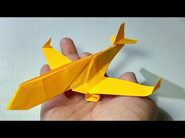 Airbus Jet Plane Origami (TUTORIAL) How to make an Airbus Origami