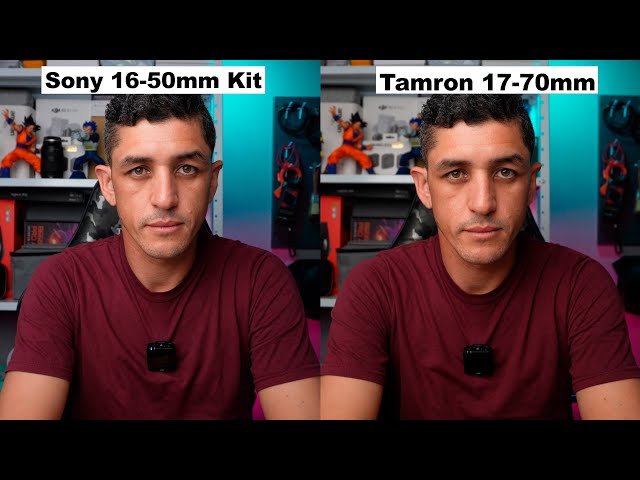 Tamron 17-70 vs Lente do Kit Sony 16-50