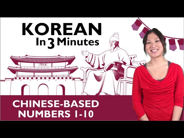 Learn Korean - Counting from 1-10 in Korean