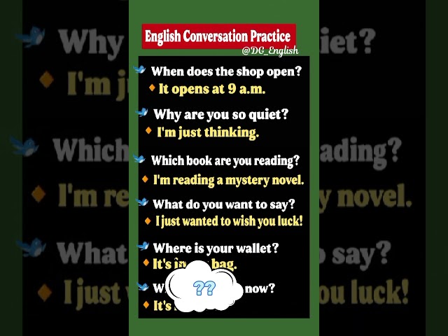 English Conversation Practice | Daily Used Questions And Answers | Speak English Fluently