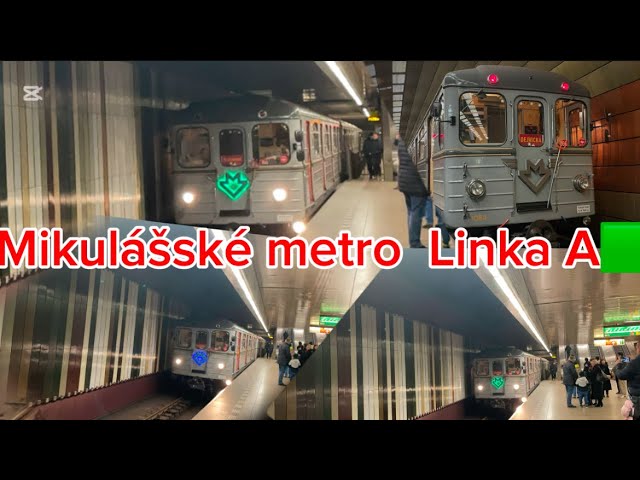 Mikulášské metro na lince 🟩