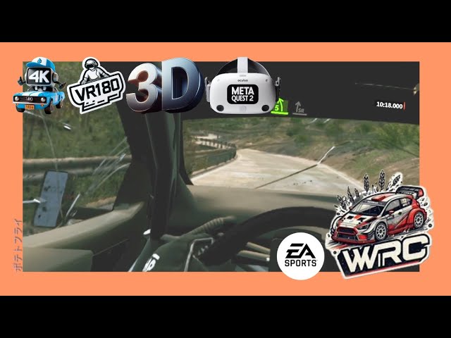 [EA Sports WRC][3D VR180 Video][第45話]シーズン1 モーメント | Forumb Rally Japan