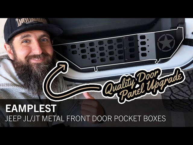 FIX THE SAGGY MESH! - Eamplest Metal Door Pocket Upgrade for Jeep JL/JT