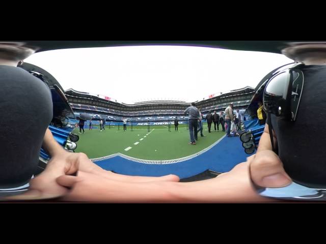 What Real Madrid players see when walking to the pitch! #360 #360Video