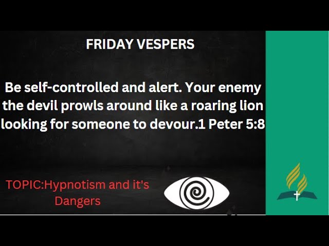 FRIDAY VESPERS