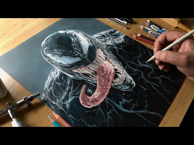 Drawing Venom - Time-lapse | Artology